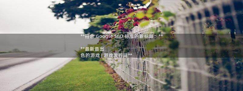 新宝gg6 创造奇迹：**符合 Google SEO 标准的新标题：**

**最新最出
色的游戏 | 游戏发行网**
