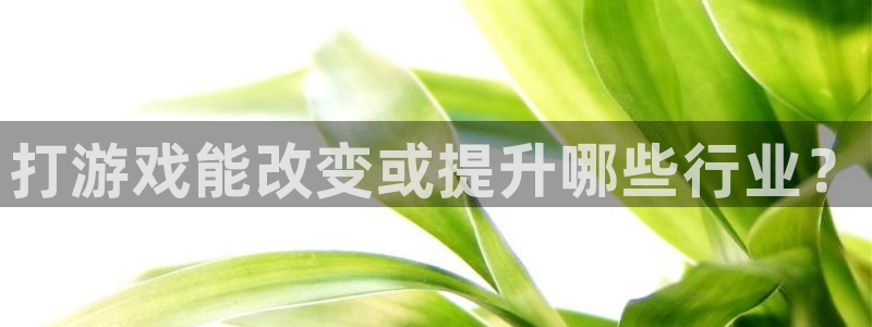 新宝gg—创造奇迹官网：打游戏能改变或提升哪些行业？
