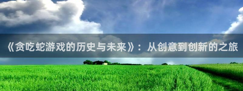 新宝gg一创造奇迹登陆新：《贪吃蛇游戏的历史与未来》：从创意到创新的之旅