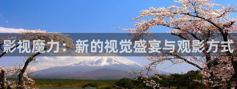 青青影院在线看：影视魔力：新的视觉盛宴与观影方式
